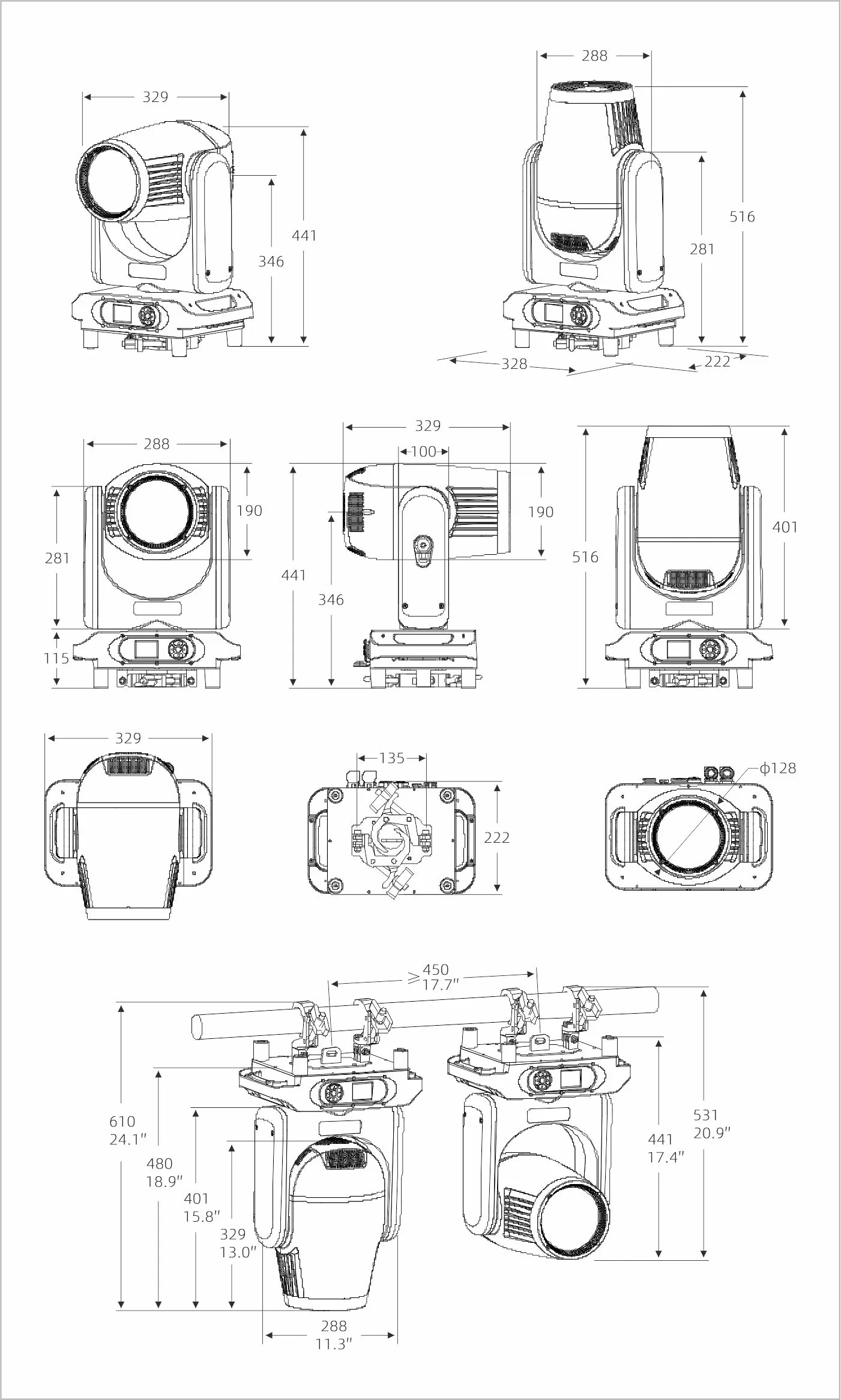 LIGHTSKY 150W LAMP