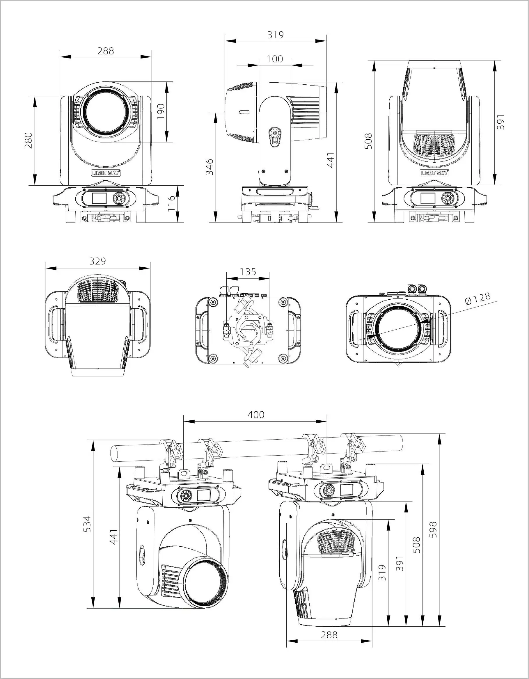 IGHTSKY MINI LASER AQUA