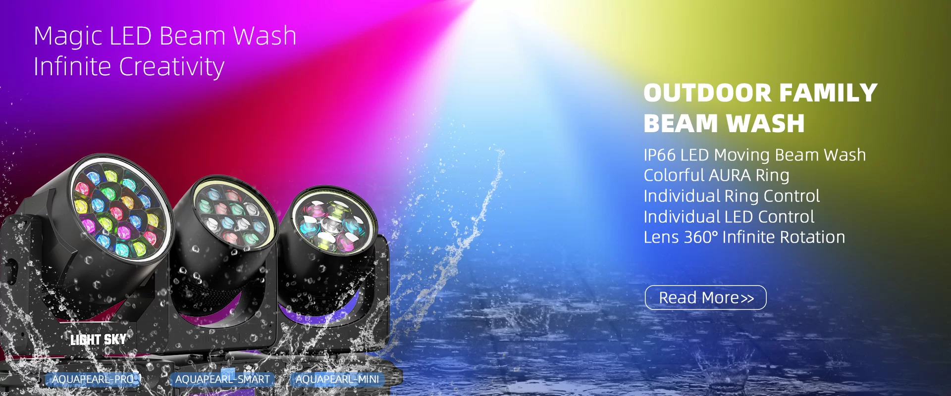 LIGHT SKY  IP66 family Beam Wash