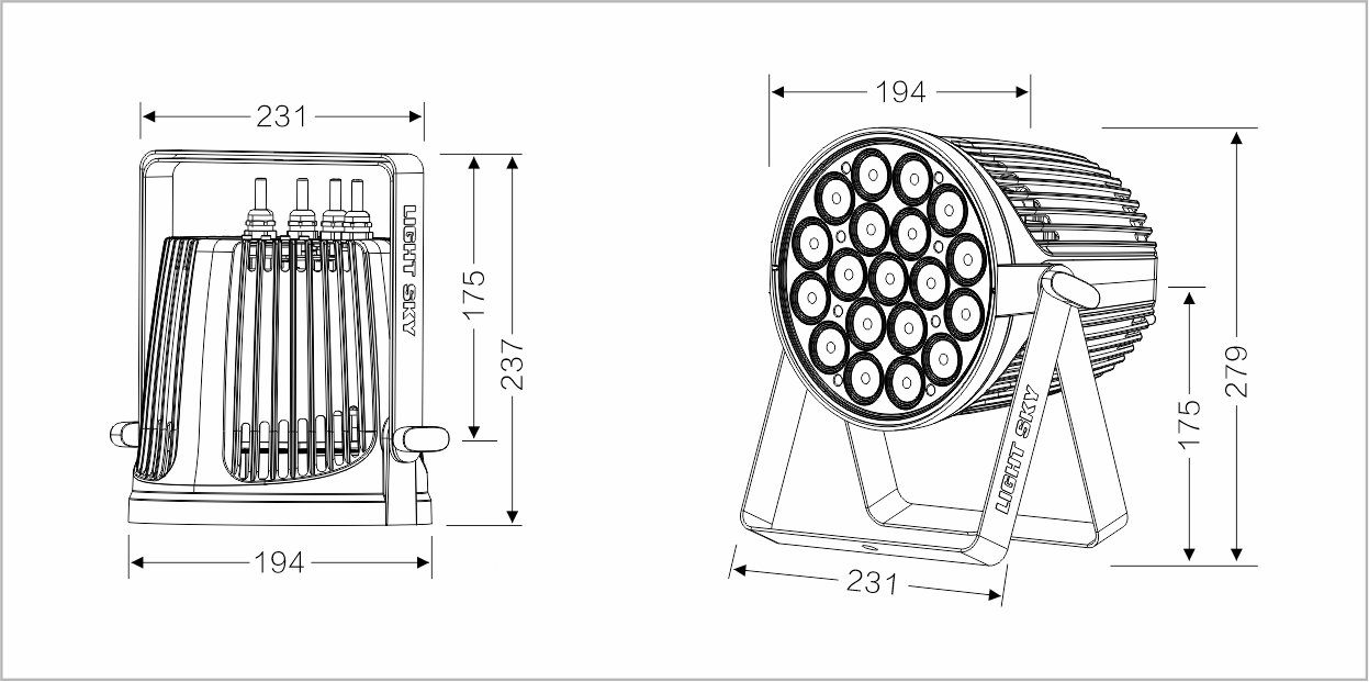 PL1915-HC LED Par Light