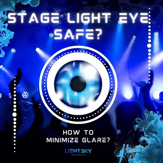 Does stage light beam hurt eyes