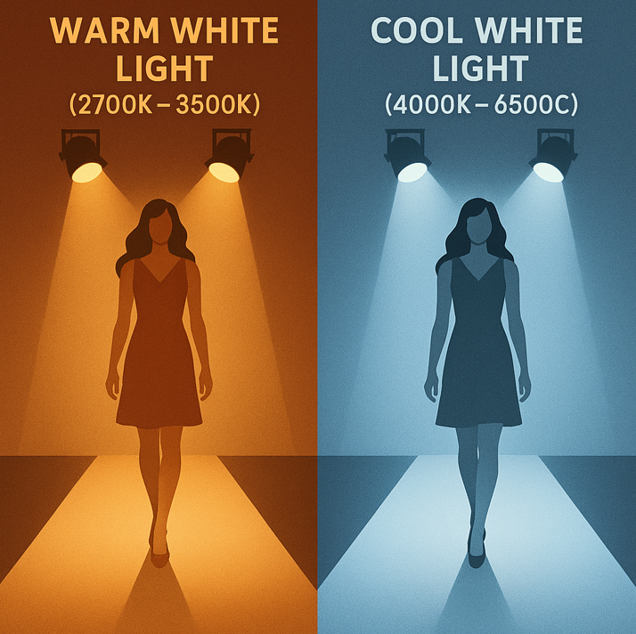 Warm vs Cool white stage lighting